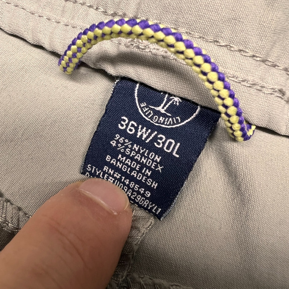 Desert Dunes Pants Mens 36x30 Gray Nylon Performance Golf Stretch Athleisure - Picture 6 of 9